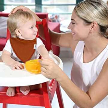 Stylish Bandana Bib for Teething and Drooling