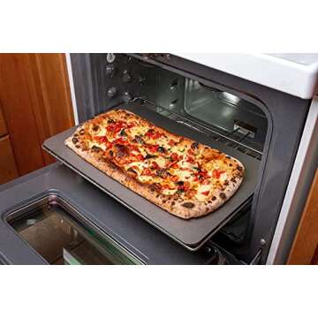 Darebuilt Metal Works Pizza Steel 22 inch x 14 - Durable Stone For Oven or Grill- Baking and Bread, Griddle Cooking (22 1/4 )