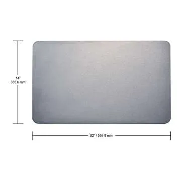 Darebuilt Metal Works Pizza Steel 22 inch x 14 - Durable Stone For Oven or Grill- Baking and Bread, Griddle Cooking (22 1/4 )