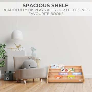 ZICOTO Kids Bookshelf - Organizing Made Fun and Easy