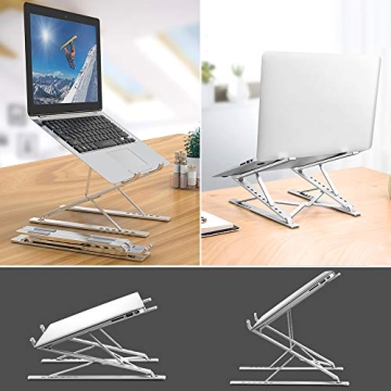 ElfAnt Adjustable Aluminum Laptop Stand for All Sizes