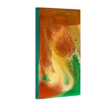 U.S. Art Supply Unfinished Cradled Wood Panels for Painting, 3 Pack of 8x16 inch - Studio Birch Wooden Canvas Boards 3/4" Deep - Mixed-Media Craft, Acrylic, Oil, Encaustic, Paint Pouring Panel Board