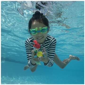 SwimWays Little Mermaid Dive Characters for Kids Pool Fun