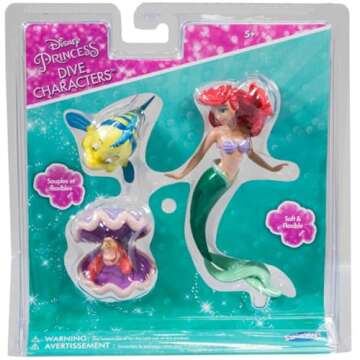 SwimWays Little Mermaid Dive Characters for Kids Pool Fun