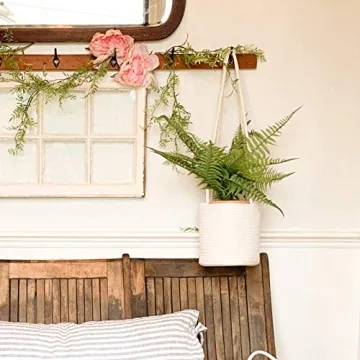 OrganiHaus Set of 2 Hanging Baskets for Indoor Plants