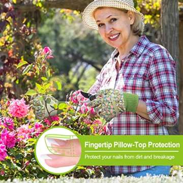Ainiv Gardening Gloves for Women - Comfortable Non-Slip Grip