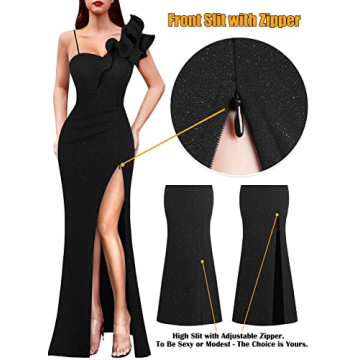 Elegant One Shoulder Strap Maxi Dress for Every Occassion