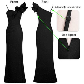 Elegant One Shoulder Strap Maxi Dress for Every Occassion