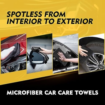Premium Microfiber Cleaning Cloths 12 Pack for Cars