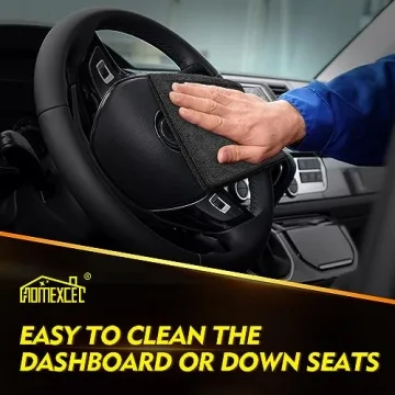 Premium Microfiber Cleaning Cloths 12 Pack for Cars