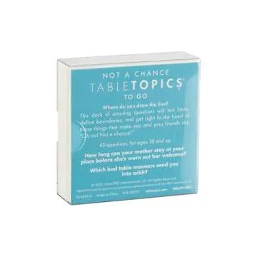 TableTopics Not a Chance to Go - Amusing Conversation Cards for All Occasions