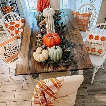 Bontalc Fall Pillow Covers Set of 4 - Autumn Decor