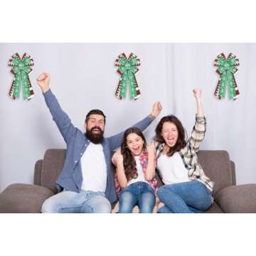 Estivaux 2 Rolls Football Ribbons for Crafting, Football Wired Edge Ribbon Green Brown Burlap Ribbon Bow Sports Rolls Ball Wired Ribbons for Gift Wrapping Sports Ball Game Sewing DIY Crafts Supplies