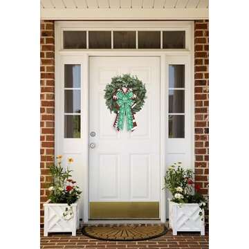 Estivaux 2 Rolls Football Ribbons for Crafting, Football Wired Edge Ribbon Green Brown Burlap Ribbon Bow Sports Rolls Ball Wired Ribbons for Gift Wrapping Sports Ball Game Sewing DIY Crafts Supplies