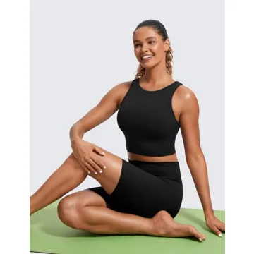 CRZ YOGA Butterluxe High Neck Racerback Sports Bra Women