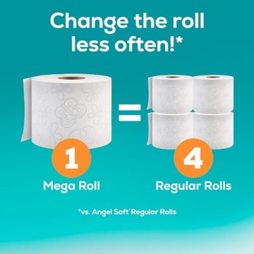 Angel Soft Toilet Paper - 48 Mega Rolls with Fresh Scent