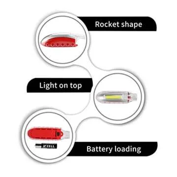 moons been Emergency LED Whistle Light AAA Battery Power COB LED Four Color Personal Alarm for Women and Kids Emergency Survival for Camping Hiking Outdoor Activities 4packs