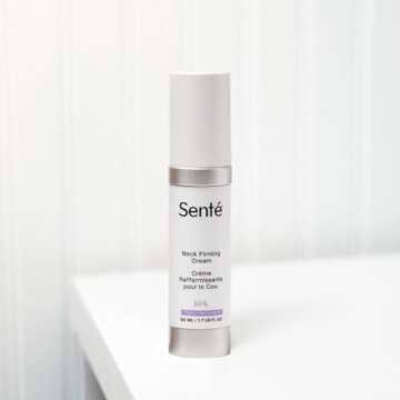 Sente Neck Firming Cream - Advanced Anti-Aging Firming and Lift Cream with Patented HSA, Caffeine and Vitamin C - 1.7 Oz
