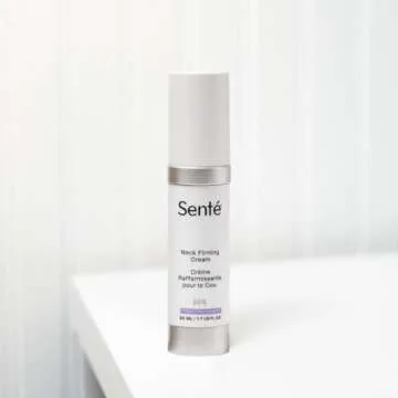 Sente Neck Firming Cream - Advanced Anti-Aging Firming and Lift Cream with Patented HSA, Caffeine and Vitamin C - 1.7 Oz