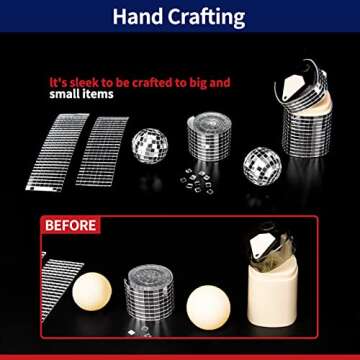 Art3dwallpanels Self-Adhesive Glass Mirror Mosaic Tiles