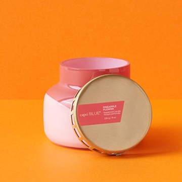 Capri Blue Pineapple Flower Candle - Luxury Aromatherapy