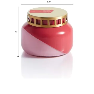 Capri Blue Pineapple Flower Candle - Luxury Aromatherapy