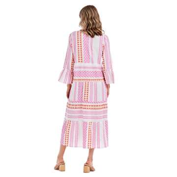 Mud Pie Women's, Pink Midi, Medium