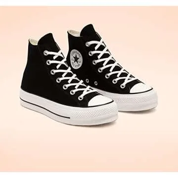 Converse Chuck Taylor All Star High-Top Platform Sneaker Black 5 B (M)