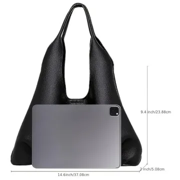 FANPOI Women’s Stylish PU Leather Tote Bag Set