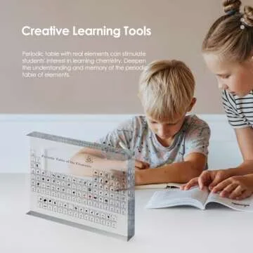 Large Periodic Table with 83 Real Elements for Education