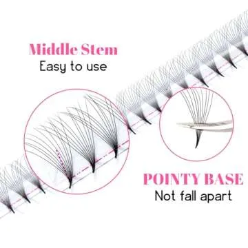 TDANCE 320 Fans Premade Lash Extensions for Mega Volume