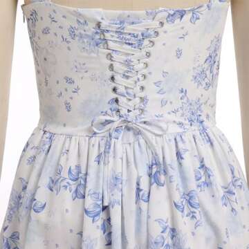 Stylish Women's Corset Mini Dress for Summer Fun