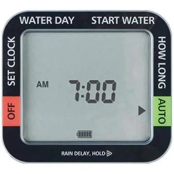 Melnor 65141AMZ 4 Zone Digital Water Timer, Grey, Black