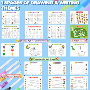 Busy Book for Toddlers Fun Educational Activity 36 Themes