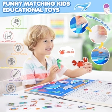 Busy Book for Toddlers Fun Educational Activity 36 Themes