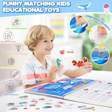 Busy Book for Toddlers Fun Educational Activity 36 Themes