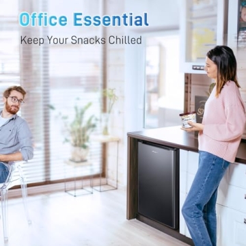 Compact 3 Cu.Ft Upright Freezer with Adjustable Thermostat