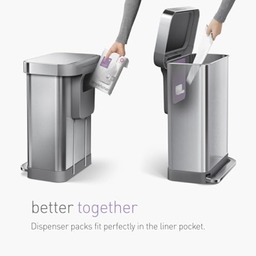 simplehuman Code Q Trash Bags - Durable, Custom Fit Liners