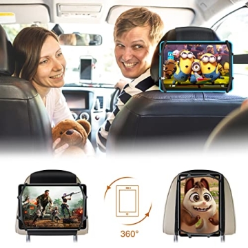 FANGOR Car Headrest Mount for Kids - Secure Tablet Holder