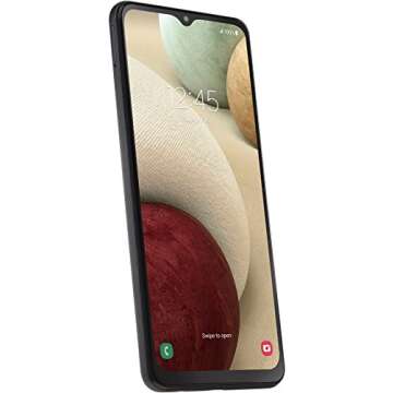 Samsung Galaxy A12 (64GB, 4GB) 6.5" HD+, Quad Camera, 5000mAh Battery, Dual SIM GSM Unlocked Global 4G Volte (T-Mobile, AT&T, Metro) International Model A125M/DS (64GB SD Bundle, Black)