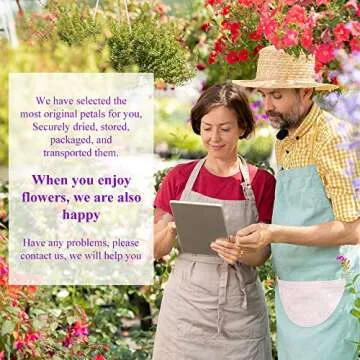 LAVEVE Dried Flowers, 21 Bags 100% Natural Dry Flower Herbs Kit for Soap, DIY Candle, Bath, Resin Jewelry Making Include Lavender, Don't Forget Me, Lily, Rose Petals, Jasmine and More