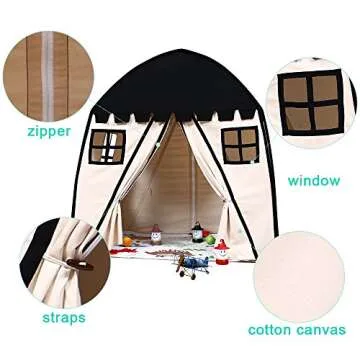 Love Tree Large Kids Teepee Tent for Imaginative Play