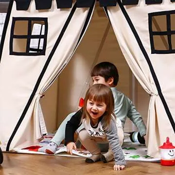 Love Tree Large Kids Teepee Tent for Imaginative Play
