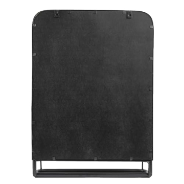 Creative Co-Op Large Metal Framed Mirror with Shelf