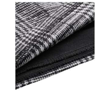 Floerns Women's Plaid High Waist Bodycon Mini Skirt A Grey XS