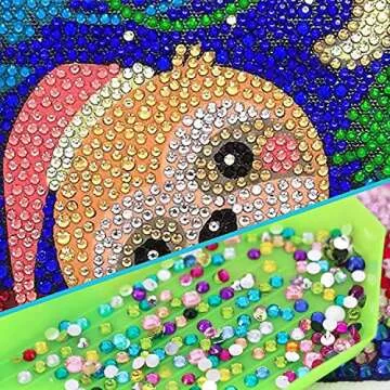 TINY FUN 5D Diamond Painting Kit for Kids - Sloth Art