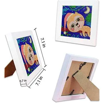 TINY FUN 5D Diamond Painting Kit for Kids - Sloth Art