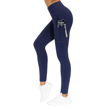 Thick High Waist Yoga Pants with Pockets for Women