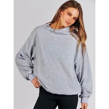 ANRABESS Women's Oversized Sweatshirt - Stylish Comfort