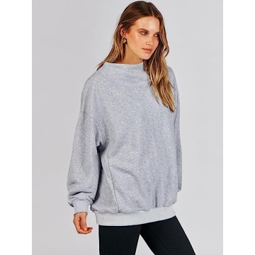 ANRABESS Women's Oversized Sweatshirt - Stylish Comfort